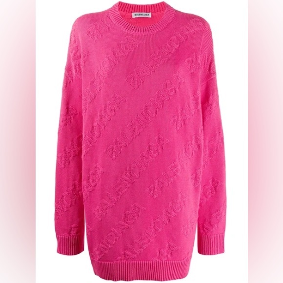 Balenciaga 3D knit shocking pink - Picture 1 of 10